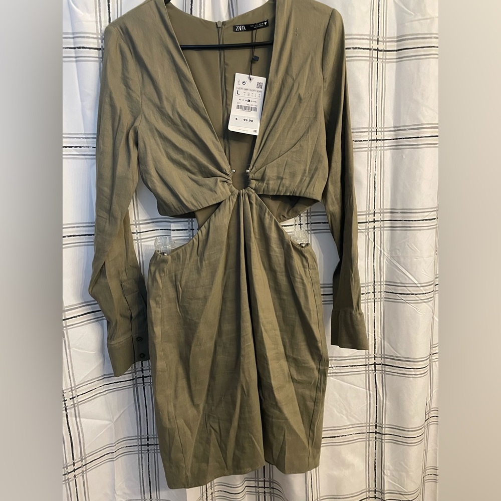 NWT Zara Cutout Mini Dress